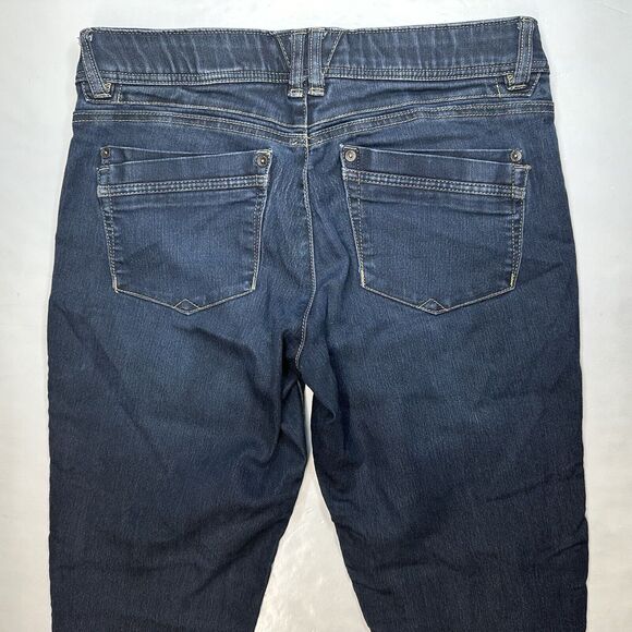 Democracy Ab Technology Skinny Ankle Jeans Womens 8 Midrise Stretch Blue Denim - Picture 10 of 12